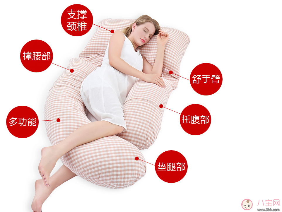 懷孕肚子太大總是睡不好 孕婦護腰枕頭測評