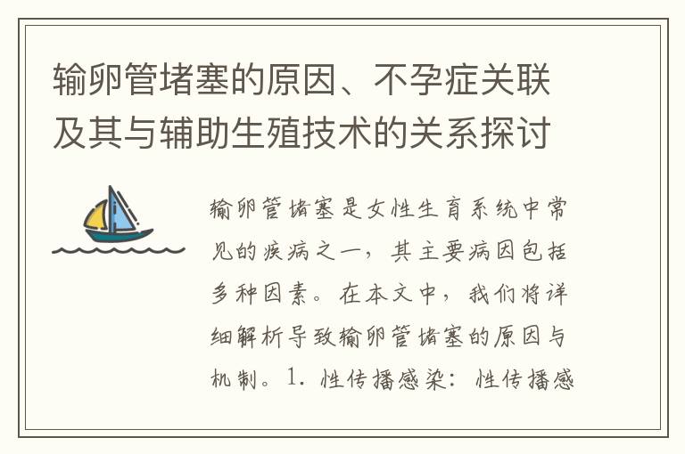 輸卵管堵塞的原因、不孕癥關(guān)聯(lián)及其與輔助生殖技術(shù)的關(guān)系探討