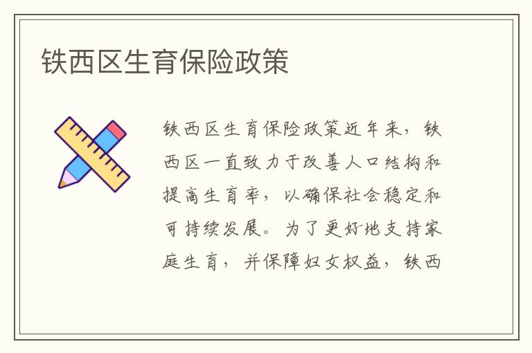 鐵西區生育保險政策