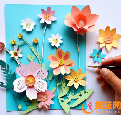 【DIY手工】立體花朵賀卡制作全步驟詳解！