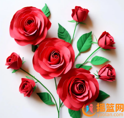 【手殘黨必備】怎么用皺紋紙簡單做玫瑰花的方法步驟