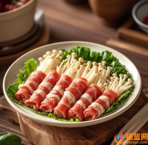烤金針菇肥牛卷的做法大全